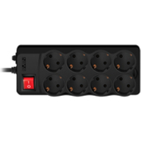 SVEN Optima Pro 8 розеток, черный, 1.8 м